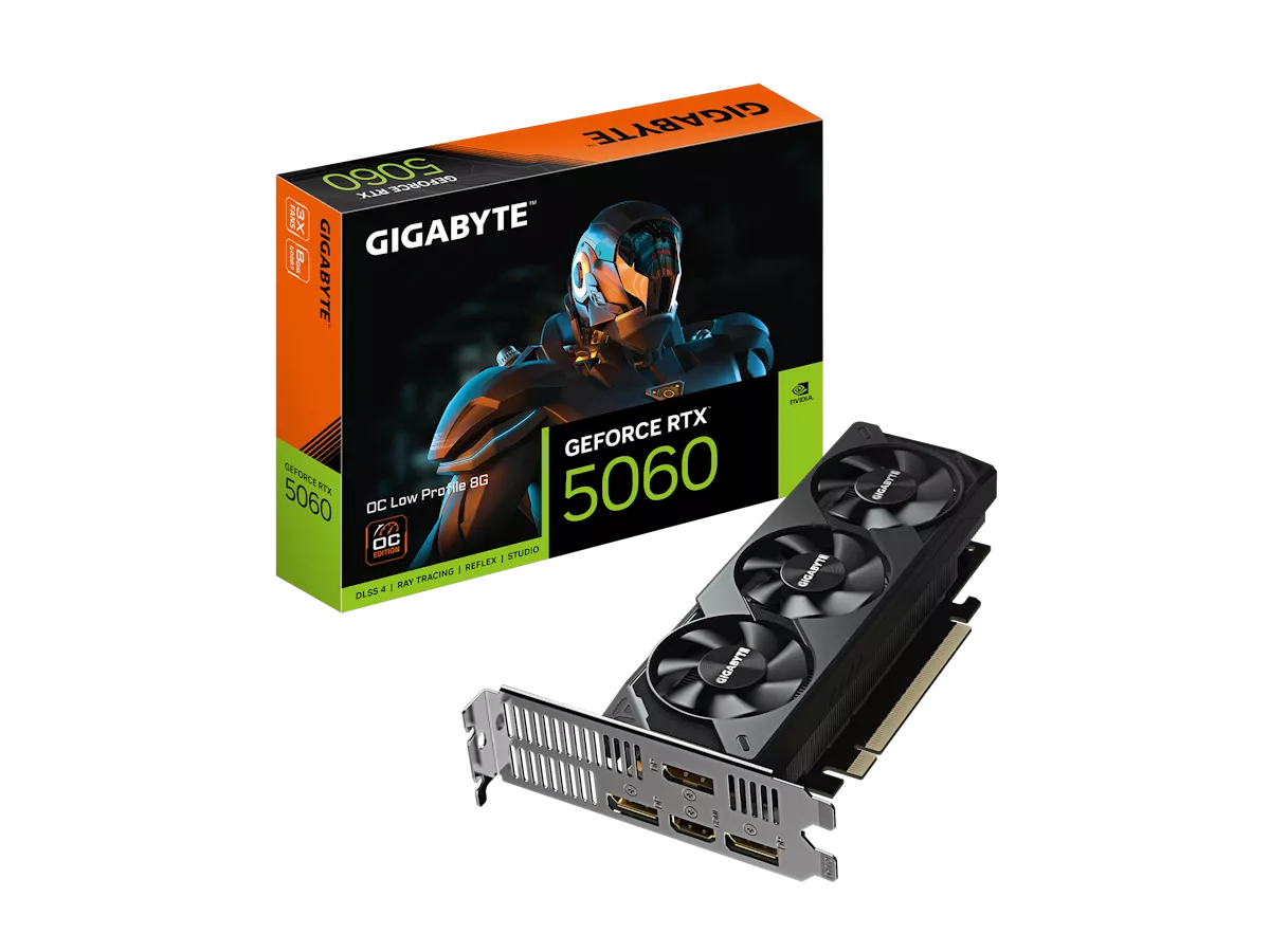 GIGABYTE GeForce RTX 5060 OC Low Profile 8G GEFORCE RTX 5060