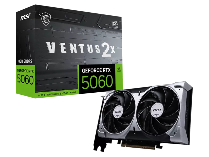 GeForce RTX 5060 8G VENTUS 2X OCの商品メイン画像