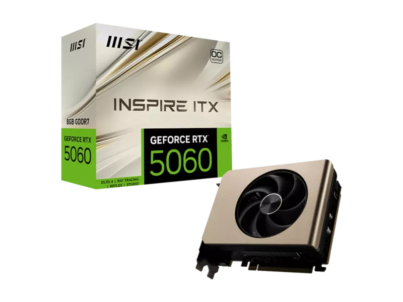 GeForce RTX 5060 8G INSPIRE ITX OCの商品メイン画像