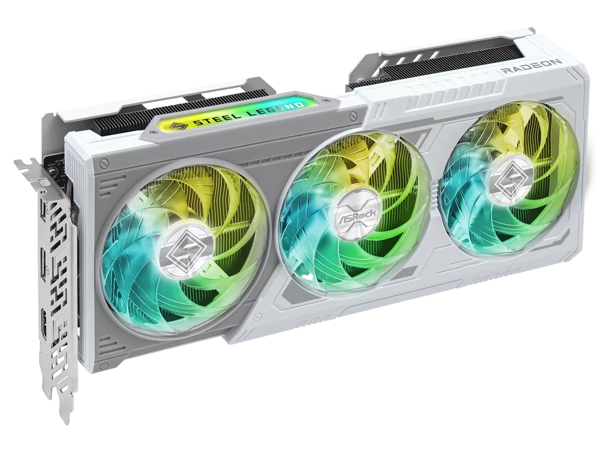 グラフィックボード・グラボ・ビデオカード ASRock Radeon 9060 XT Steel Legend 16GB ASRock > AMD Radeon™ RX 9060 XT Steel Legend 16GB OC