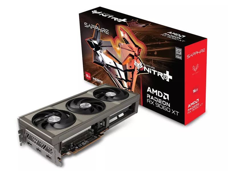 NITRO+ Radeon RX 9060 XT GAMING OC 16GBの商品メイン画像