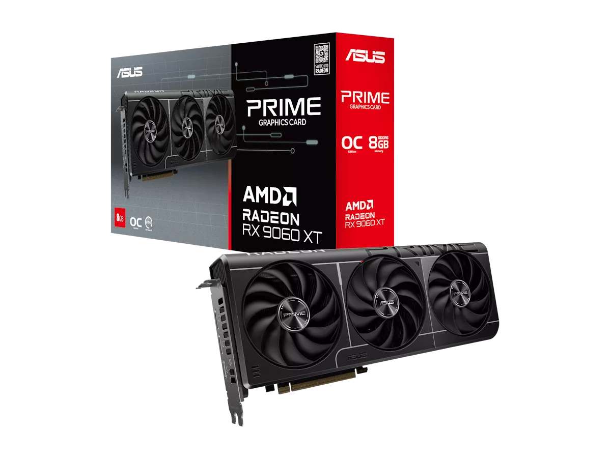 【ほぼ未使用】ASUS TUF AMD Radeon RX9070 16GB ASUS Prime Radeon RX 9060 XT 8GB GDDR6 OC Edition PRIME
