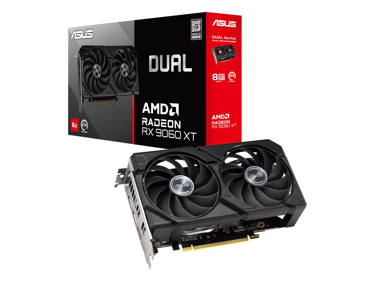 ASUS Dual Radeon RX9060XT 8G GDDR6 ASUS DUAL シリーズ RADEON