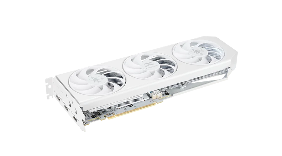 PowerColor Hellhound Spectral White AMD Radeon RX 9060 XT