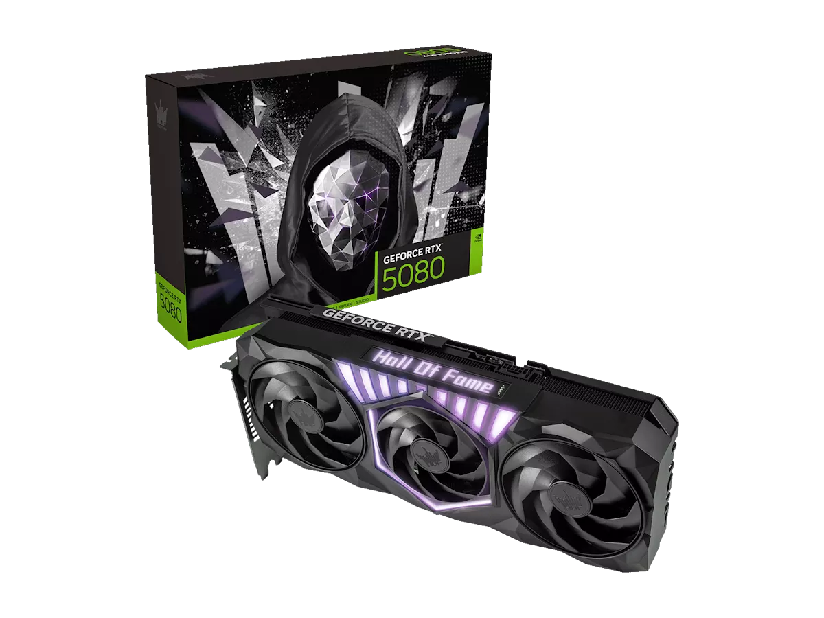 販売再開【中古・動作確認済】ACT GIGA グラフィックソフト 玄人志向 GK-RTX5080-E16GB/HOF/BK GALAKURO GEFORCE RTX 5080