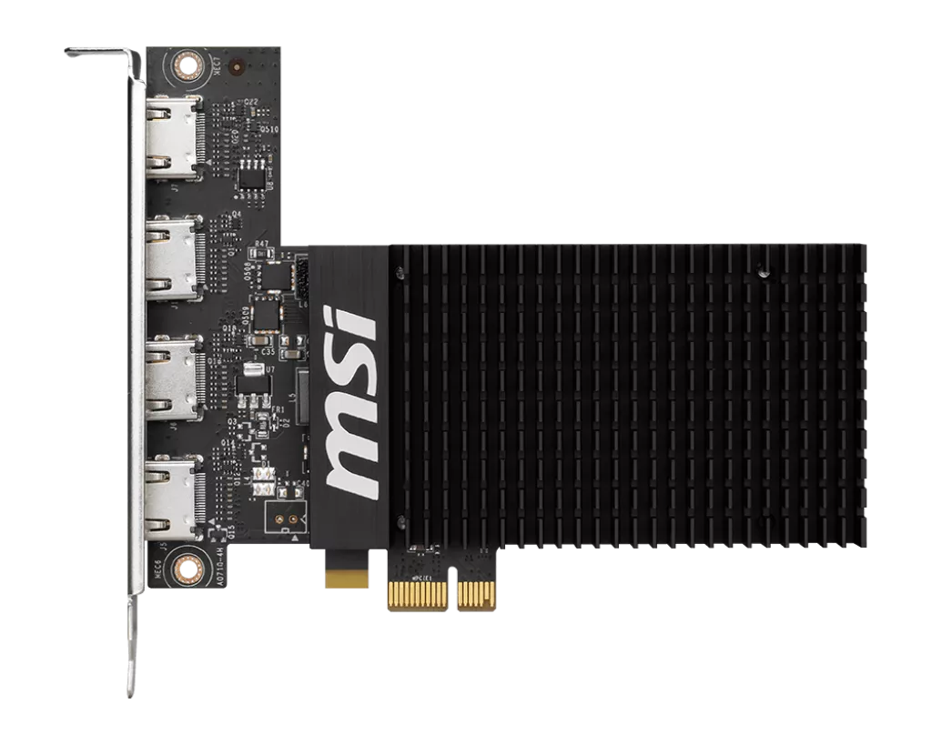 MSI GT 710 2GD3H 4HDMI GeForce GT 710 2GB 64-bit DDR3 PCI