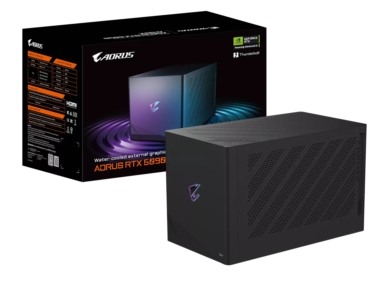 GIGABYTE AORUS RTX 5090 AI BOX NVIDIA GEFORCE RTX 5090 搭載