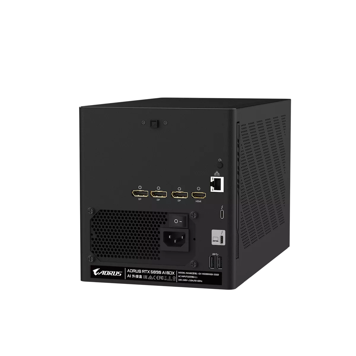 GIGABYTE AORUS RTX 5090 AI BOX NVIDIA GEFORCE RTX 5090 搭載