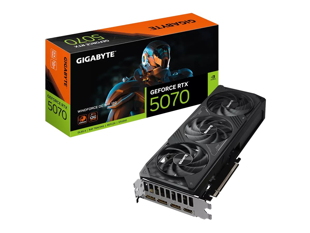 GIGABYTE GeForce RTX 5070 WINDFORCE OC SFF 12G WINDFORCE GEFORCE