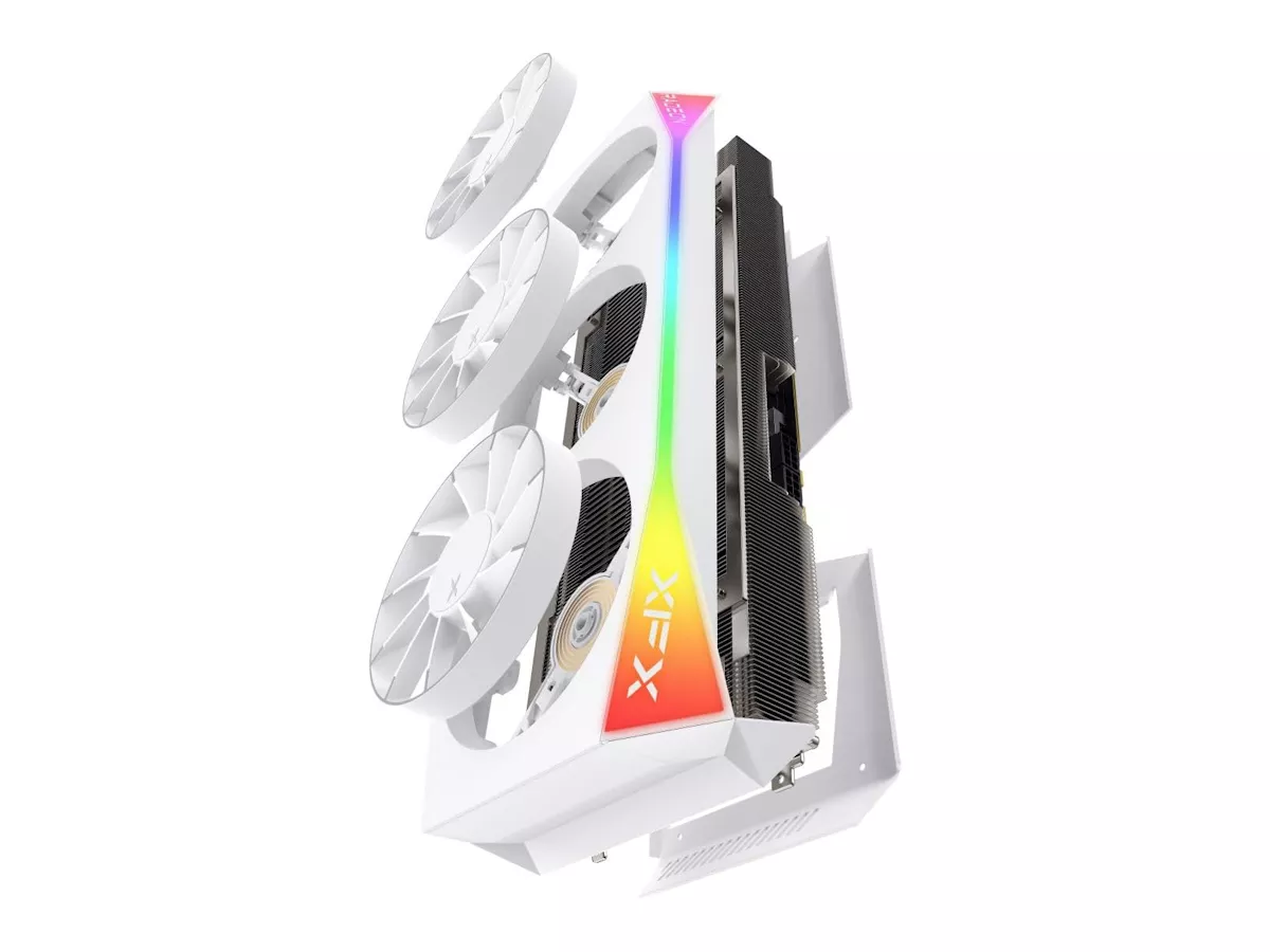 XFX XFX Mercury AMD Radeon RX 9070XT OC White Magnetic Air Edition