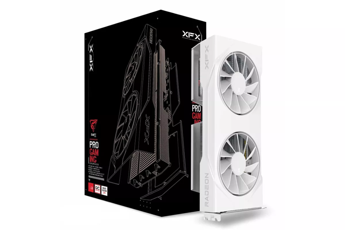 XFX Radeon RX 9060 XT 16GB ホワイト(購入明細・保証有 XFX XFX Swift AMD Radeon RX 9060 XT OC White Gaming Edition