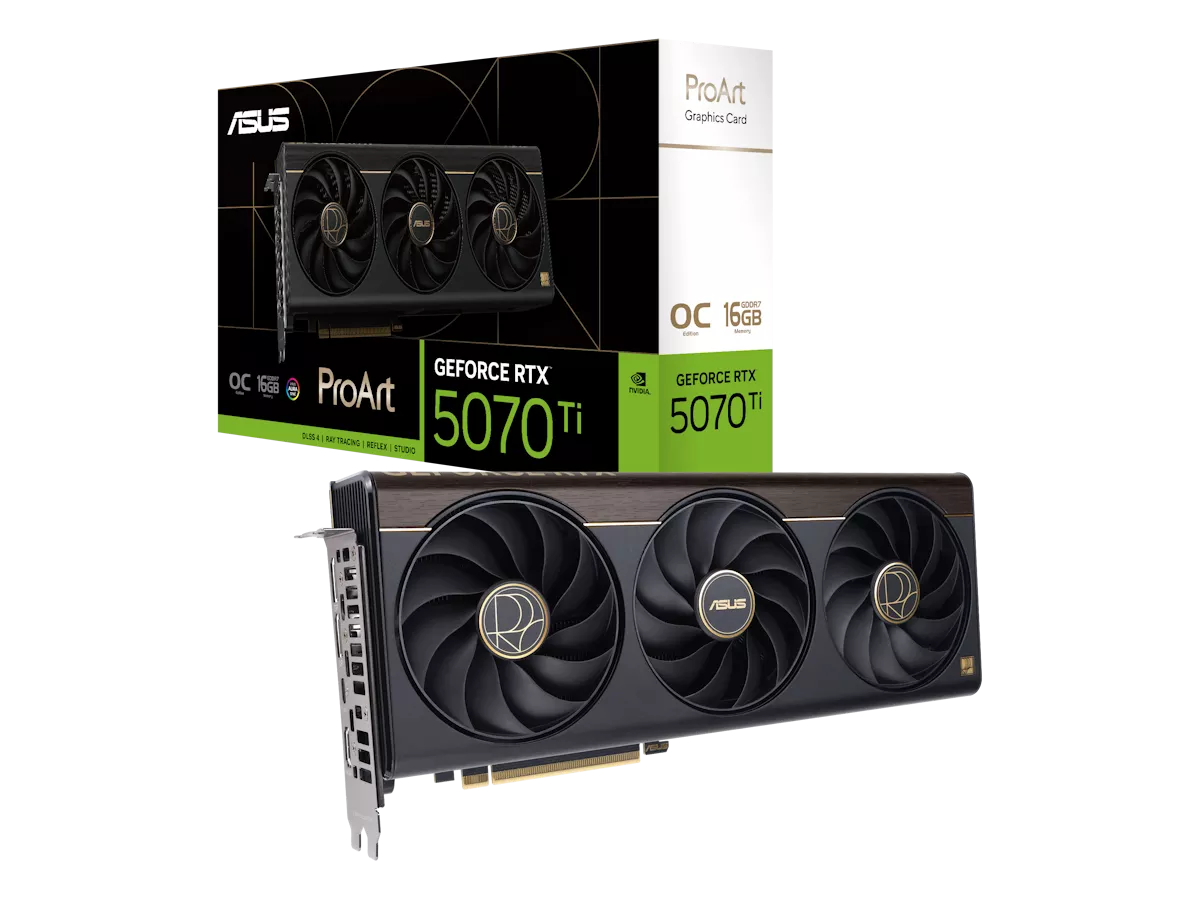 ASUS ProArt GeForce RTX 5070 Ti OC Edition 16GB GDDR7