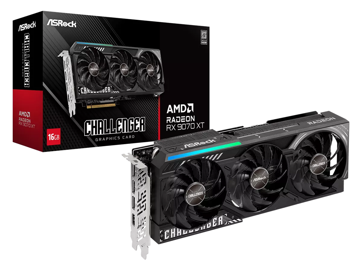 ASRock AMD Radeon RX 9070 XT Challenger 16GB Challenger シリーズ