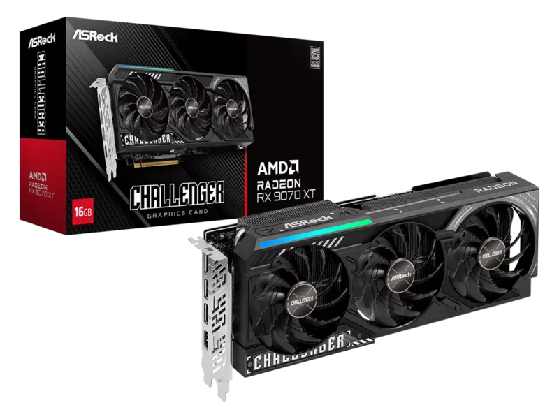 3連ファン仕様のRadeon RX 9070XT GPU搭載「ASRock AMD Radeon RX 9070