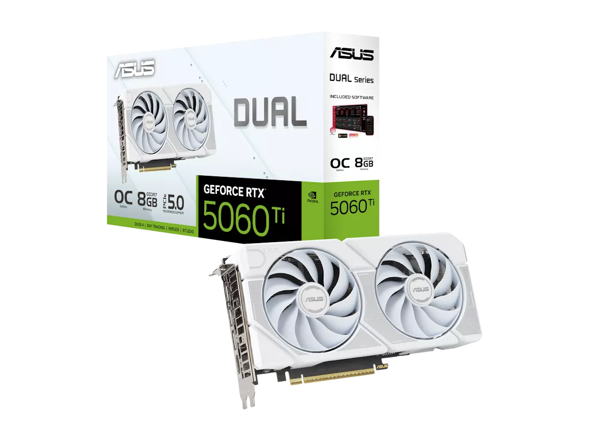 ASUS RTX 5060ti 8GB 美品 グラフィックボード Dual GeForce RTX 5060 Ti 8GB GDDR7 OC Edition