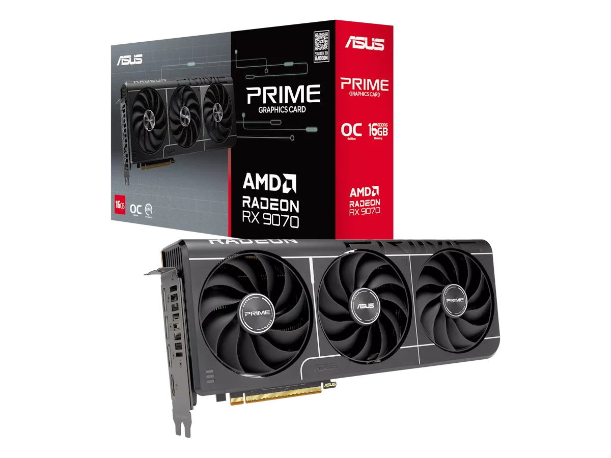 ASUS Prime Radeon RX 9070 EVO OC Edition 16GB GDDR6 PRIME RADEON