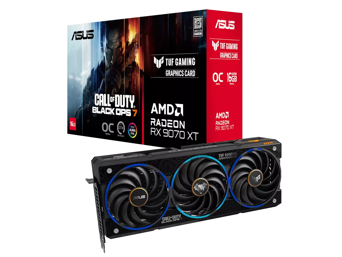 ASUS TUF Gaming Radeon RX 9070 XT COD BO7 Special Edition RADEON
