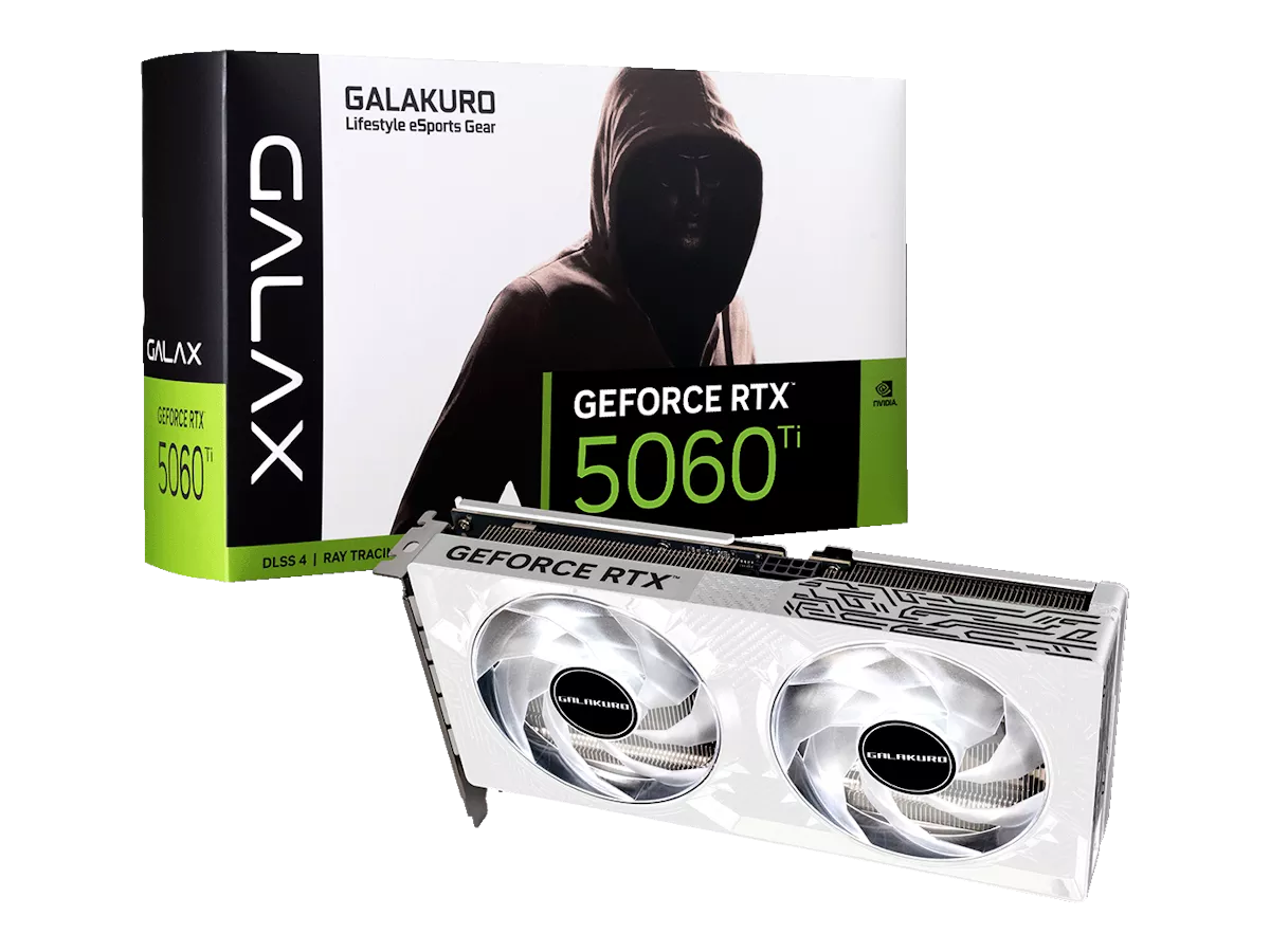 玄人志向 GK-RTX5060Ti-E8GB/WHITE/DF/V2 GALAKURO GEFORCE RTX 5060