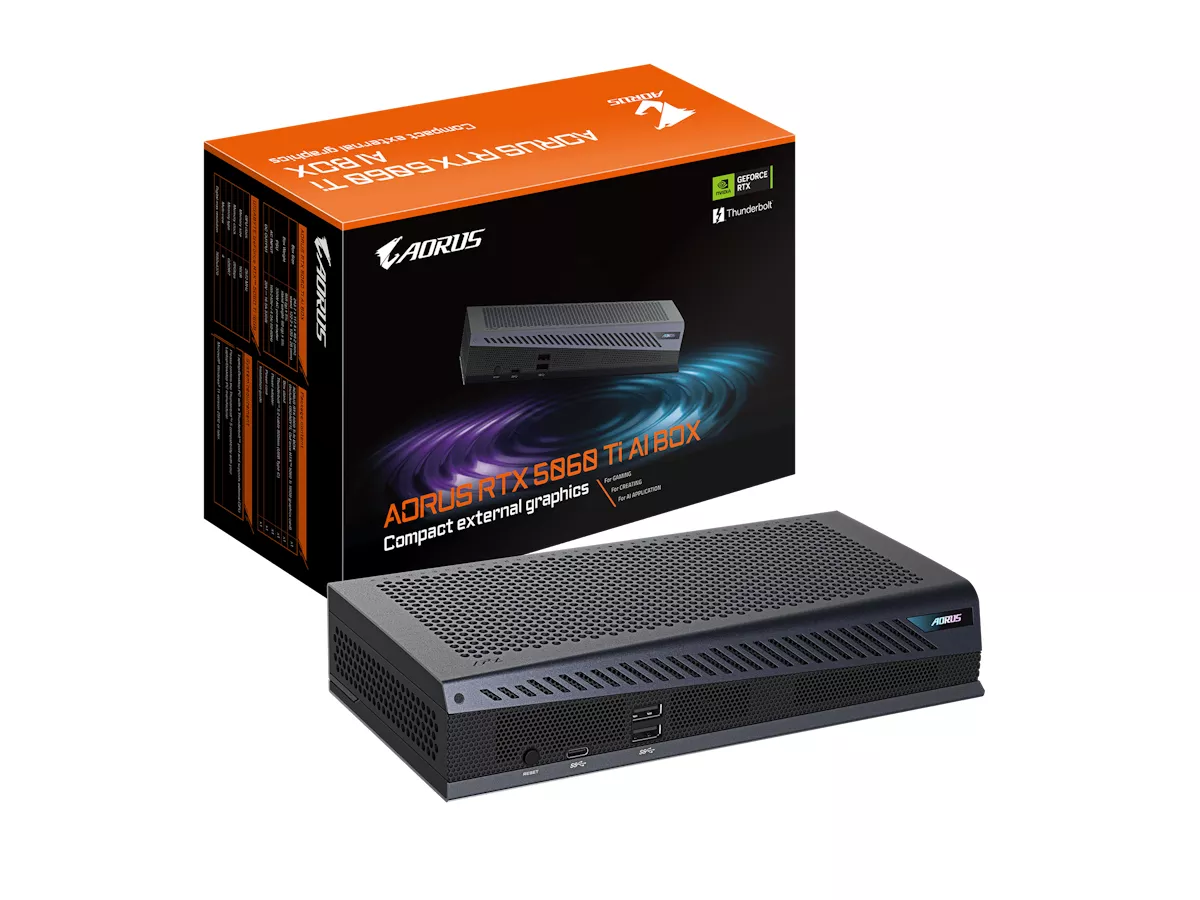 GIGABYTE AORUS RTX 5060 Ti AI BOX AORUS AI BOX NVIDIA GEFORCE RTX