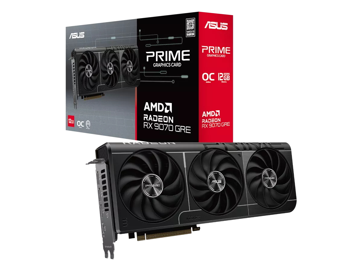 ASUS Prime Radeon RX 9070 GRE EVO OC Edition 12GB GDDR6 PRIME
