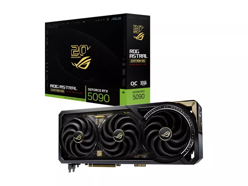 ASUS ROG設立20周年を記念したRTX 5090 搭載グラフィックスカード