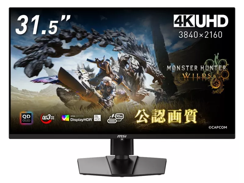 F*0様 MPG 321URX QD-OLED 31.5インチモニター MPG 321URX QD-OLED