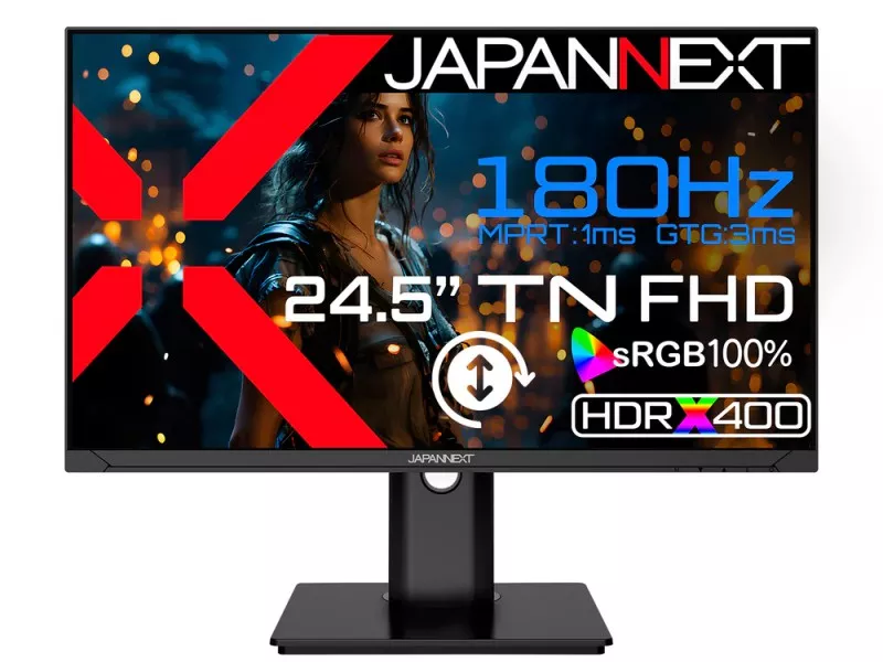 JAPANNEXT JN-245GT180FHDR-HSP - 製品詳細 | パソコンSHOP