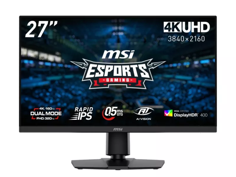 MSI、4KとフルHDを切替え可能なゲーミングモニター『MAG 272URDF E16
