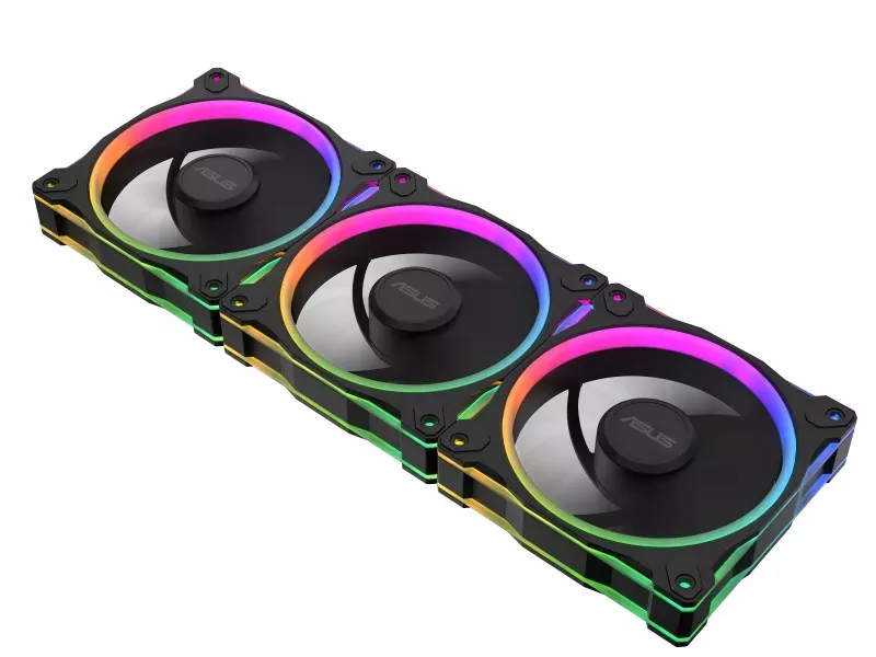 ASUS Prime MR120 ARGB Reverse Fan Black - Triple Pack Prime