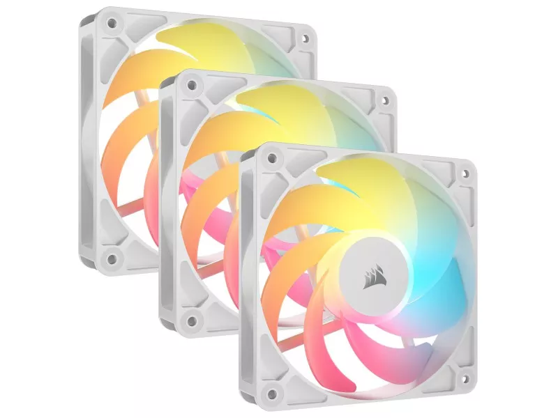 Corsair RS120-R ARGB White Triple Reverse Fans RS - 製品詳細