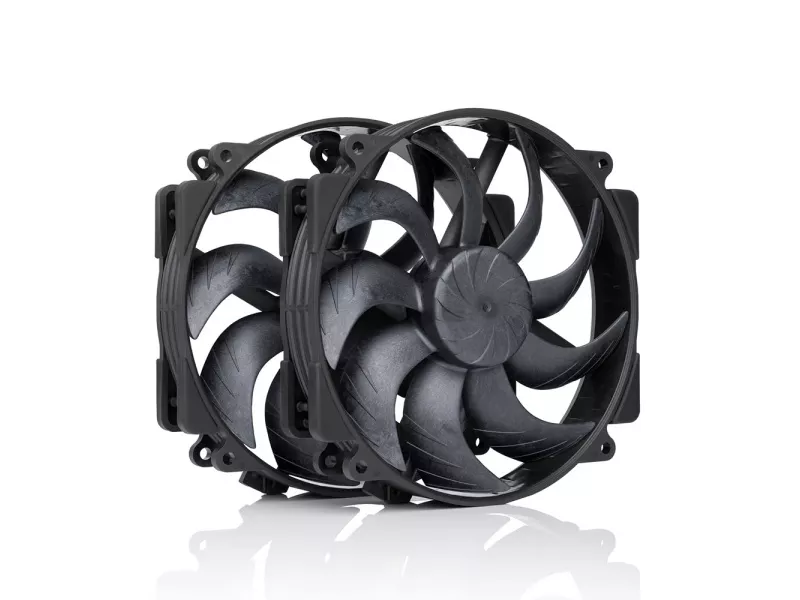 Noctua NF-A14x25r G2 PWM Sx2-PP chromax.black 140x140x25mm