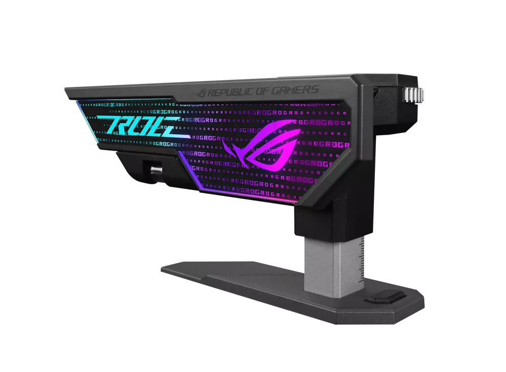 ASUS ROG Herculx Graphics Card Holder 「ROG」シリーズARGBサポート