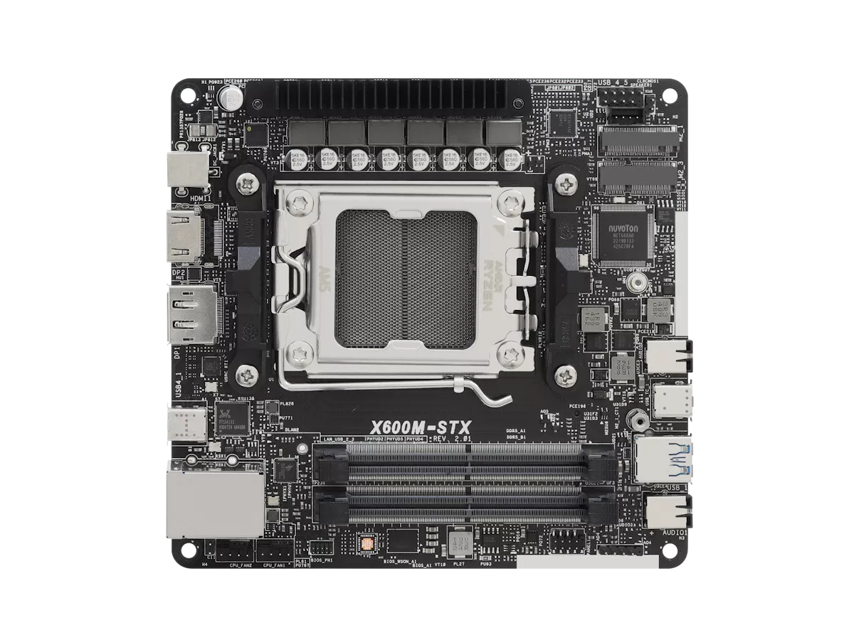 ASRock DeskMini X600/USB4 DeskMini Mini-STXフォームファクタ採用