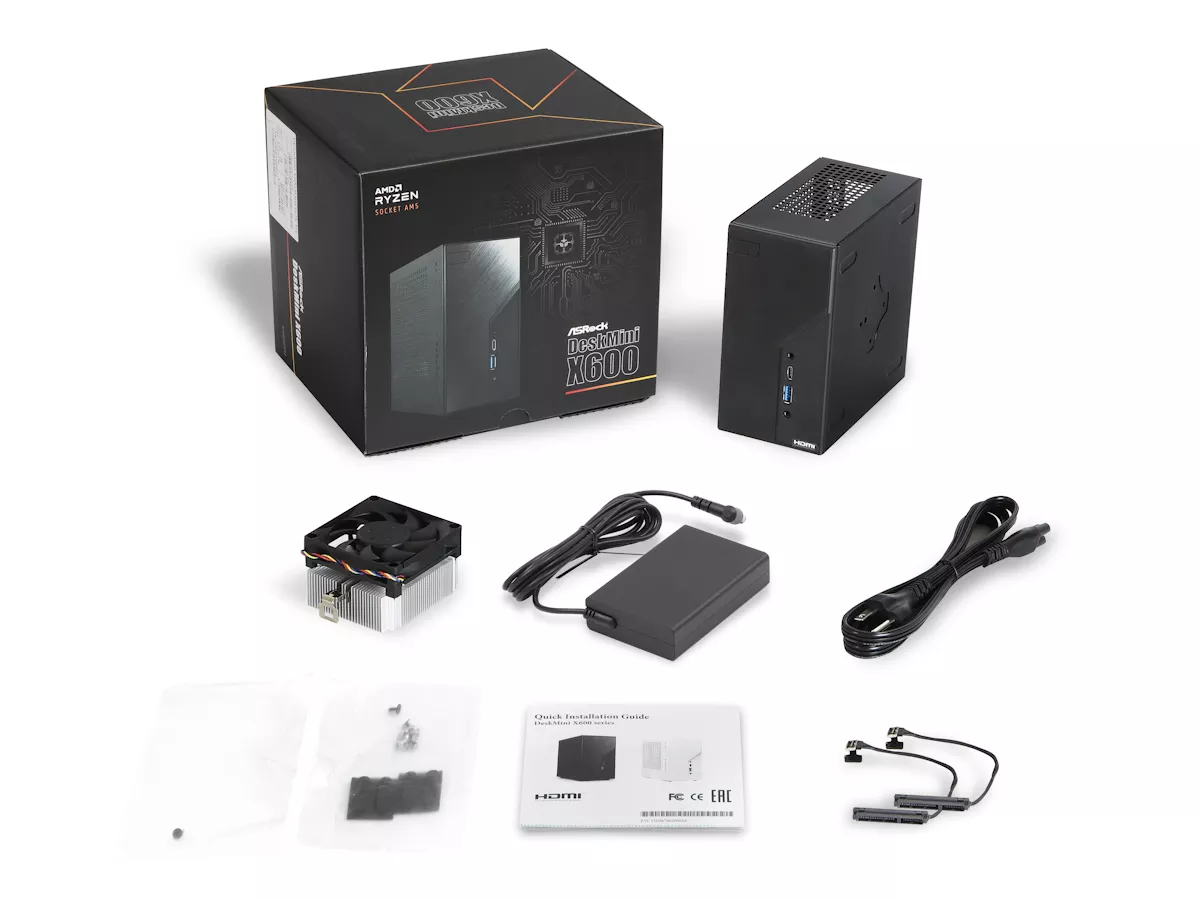 Desk Mini ミニデスクトップPC ベアボーンキット完成品 ASRock DeskMini X600/W/BB/BOX/JP DeskMini Mini-STXフォーム