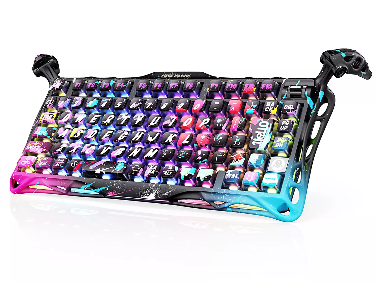 GravaStar Mercury V75 Pro - ネオングラフィティ(日本語配列) V75 Pro