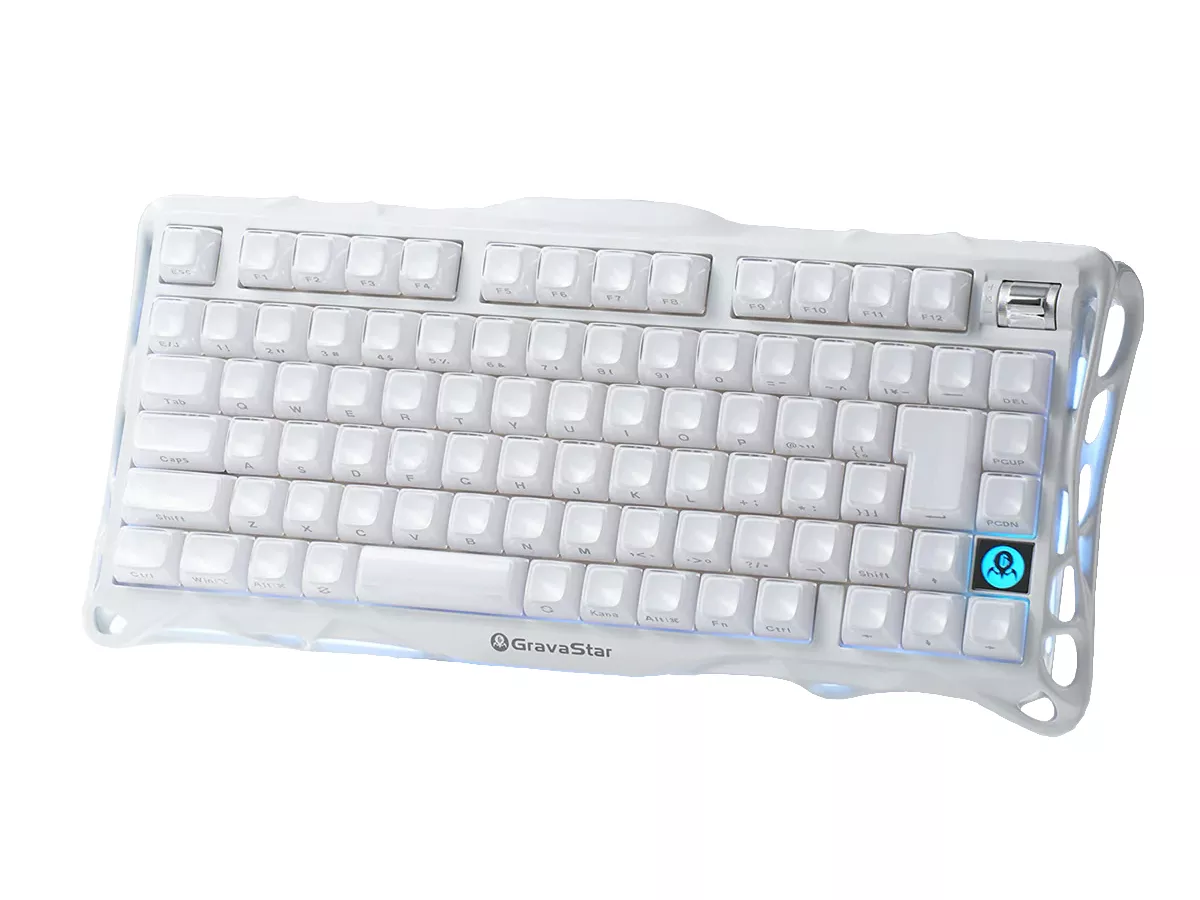 GravaStar Mercury K1 - オパールホワイト(日本語配列) K1 - 製品詳細
