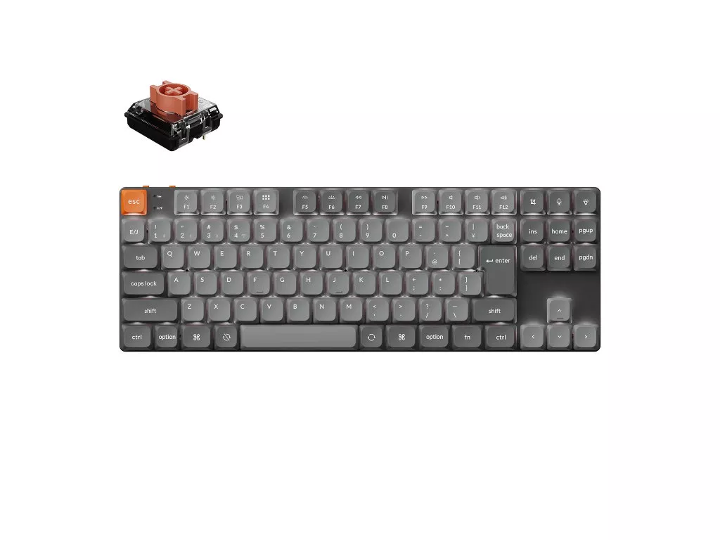 Keychron K1 MAX JIS配列 かな文字なし 静音赤軸 Keychron Keychron K1 Max QMK/VIA ワイヤレス カスタム・メカニカル