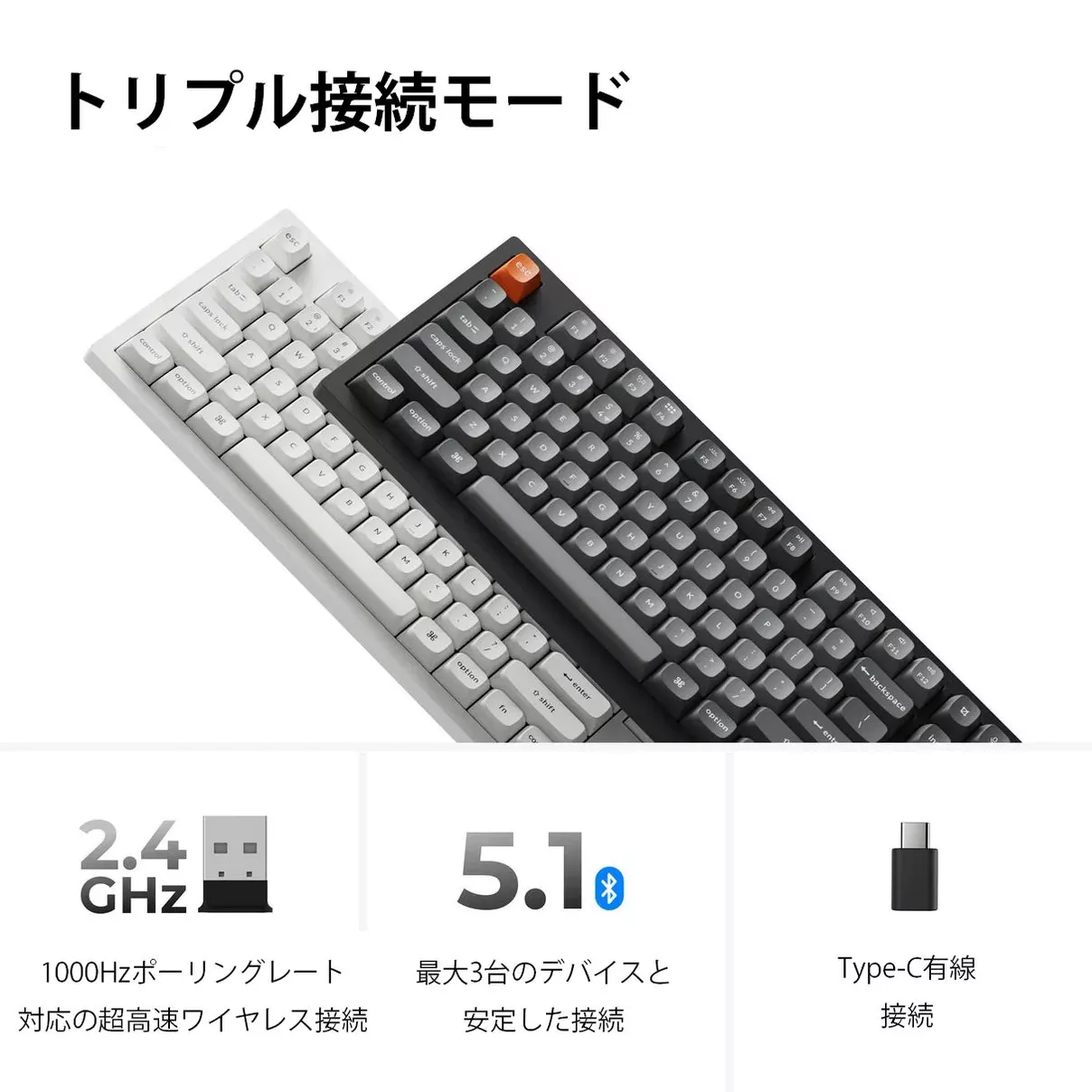 Keychron Keychron K10 Max QMK/VIA ワイヤレス カスタム・メカニカル