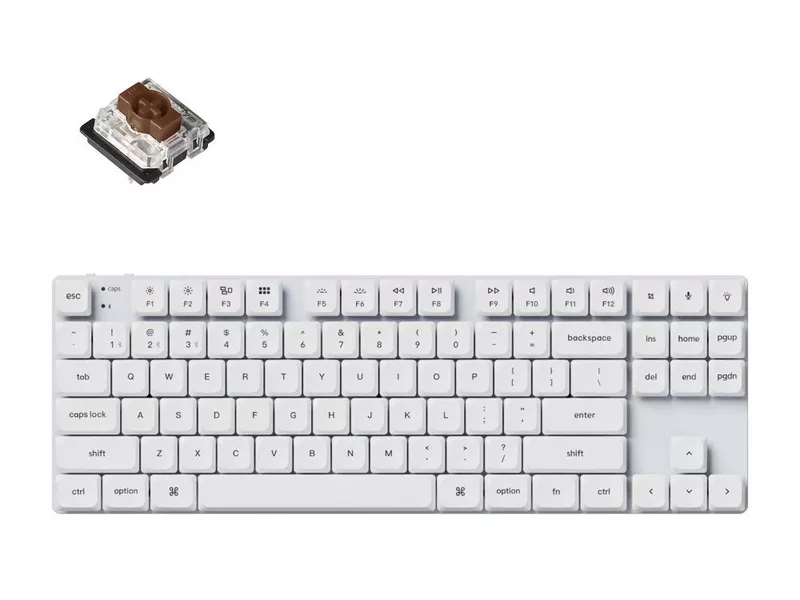 Keychron Keychron K1 SE ダブルショットPBTキーキャップ搭載