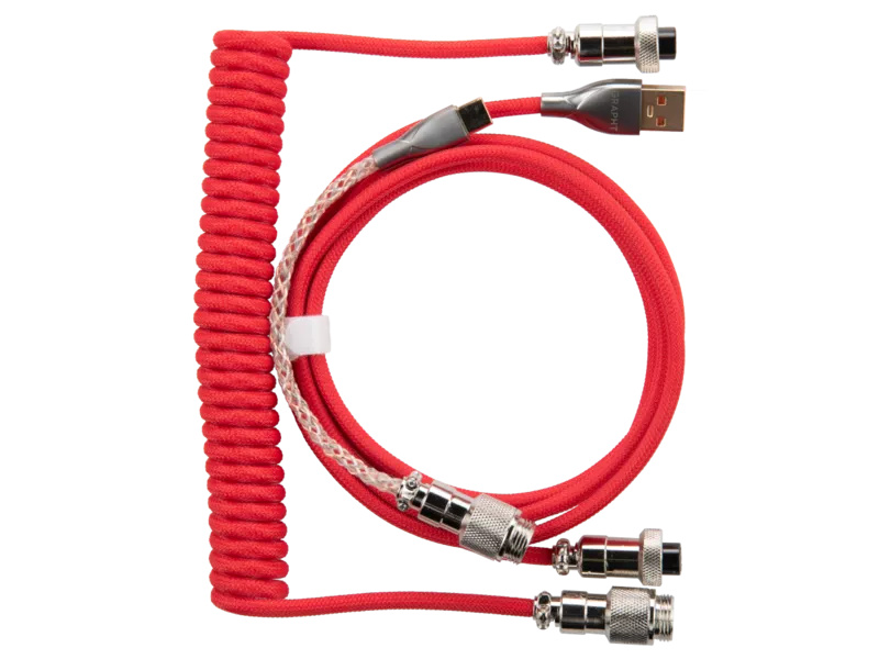 GRAPHT GRAPHT ライティング コイルケーブル USB TypeC-A(レッド