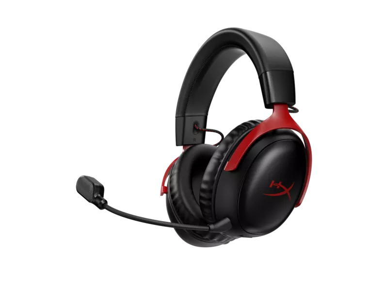 HyperX Cloud III Wireless Gaming Headset (Black/Red)の商品メイン画像