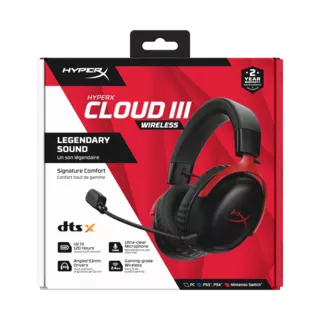 HyperX Cloud III Wireless Gaming Headset (Black/Red)のサムネイル(10)