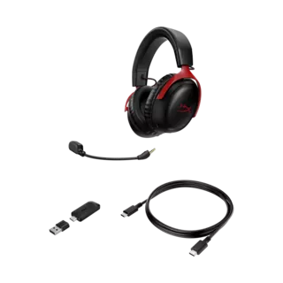 HyperX Cloud III Wireless Gaming Headset (Black/Red)のサムネイル(6)