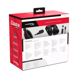 HyperX Cloud III Wireless Gaming Headset (Black/Red)のサムネイル(9)