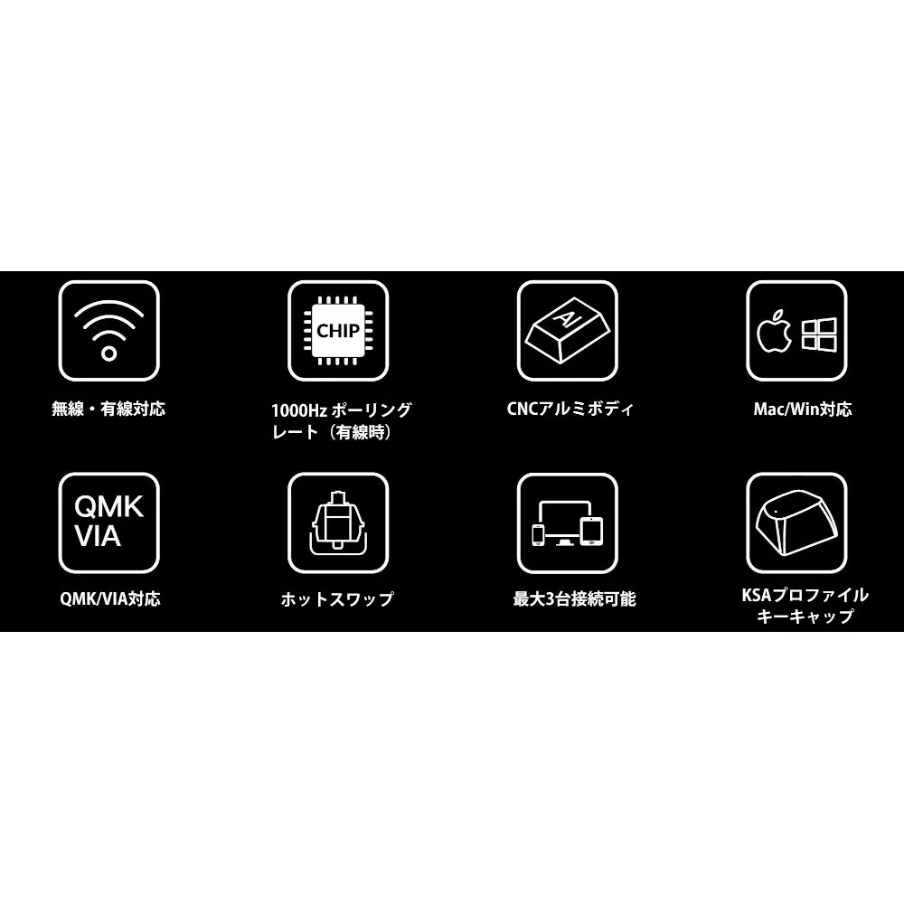 Keychron Q1 Pro QMK/VIA ワイヤレス カスタム・メカニカル Keychron Q1 Pro QMK/VIA ワイヤレス カスタム・メカニカル
