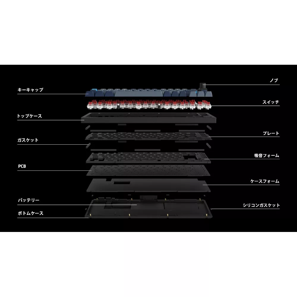 Keychron Q1 Pro QMK/VIA ワイヤレス カスタム・メカニカルキーボード