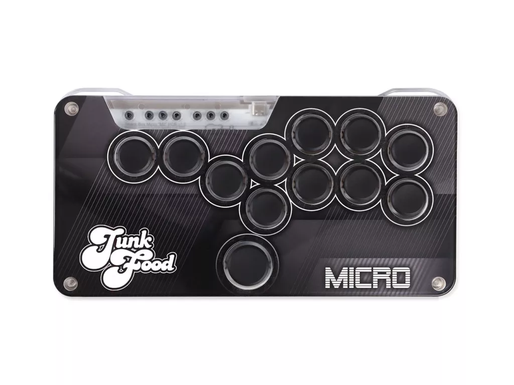 JunkFoodから、レバーレスアーケードコントローラSnackBox MICRO LITE