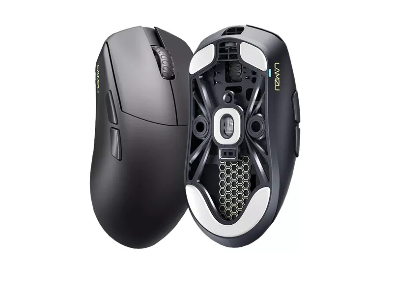 LAMZU MAYA Wireless Gaming Mouse (4K Compatible) - Charcoal Blackの商品メイン画像