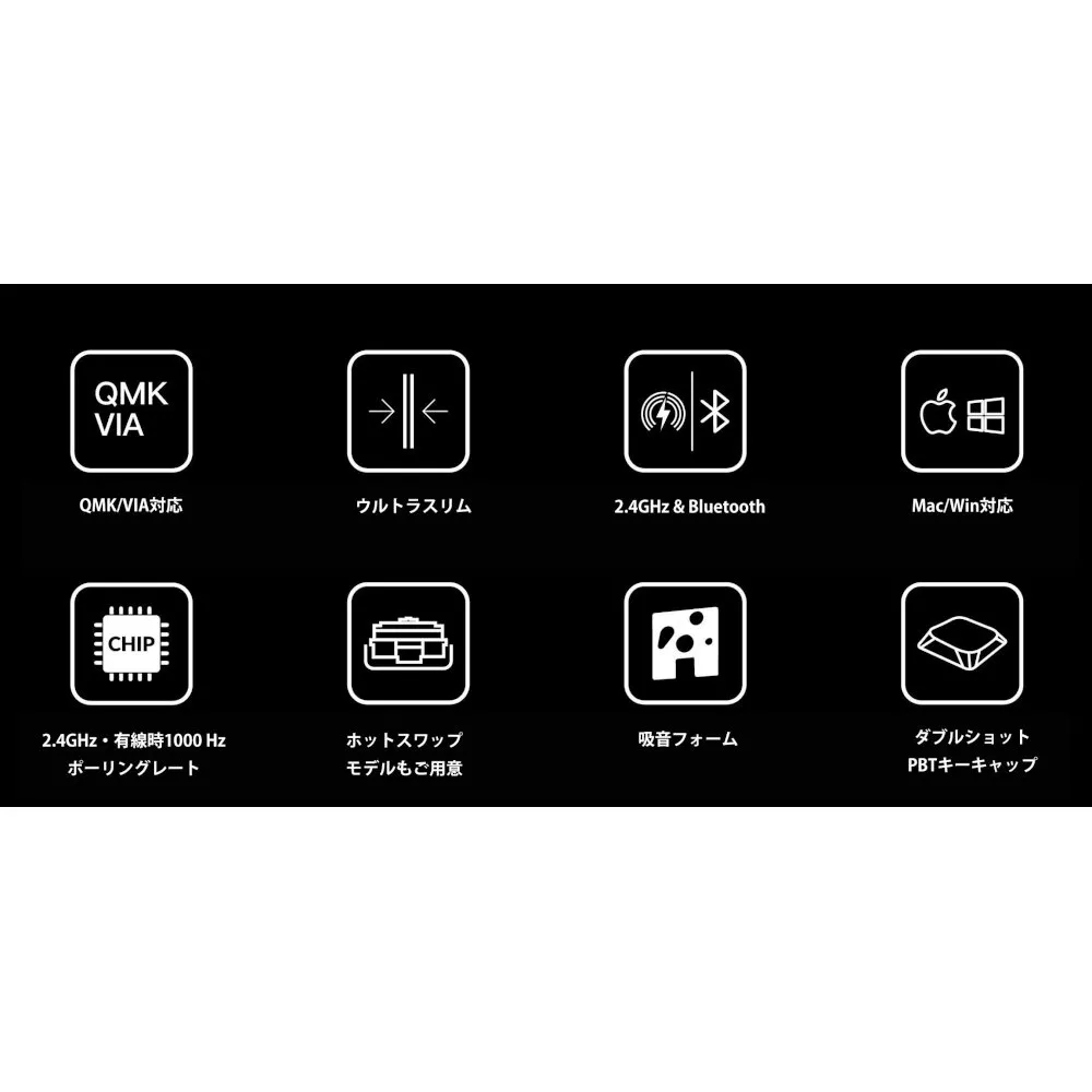 Keychron K3 Max QMK/VIA ワイヤレス カスタム・メカニカルキーボード
