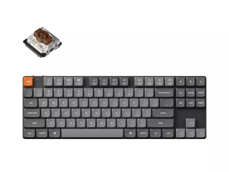 Keychron K12 RGB アルミ ホットスワップ 茶軸 自作キーボード Keychron K12 RGB アルミ ホットスワップ 茶軸 自作キーボード